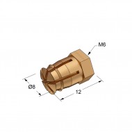 ΟΡΕΙΧΑΛΚΙΝΟ ΟΥΠΑΤ ΞΥΛΟΥ Φ.8 M6x12mm